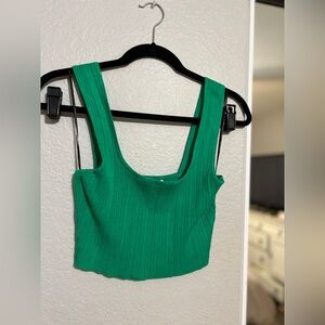 NWT H&M Ribbed Knit Crop Top